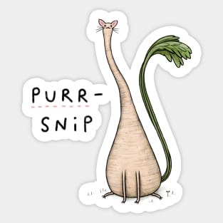 Purrsnip Sticker